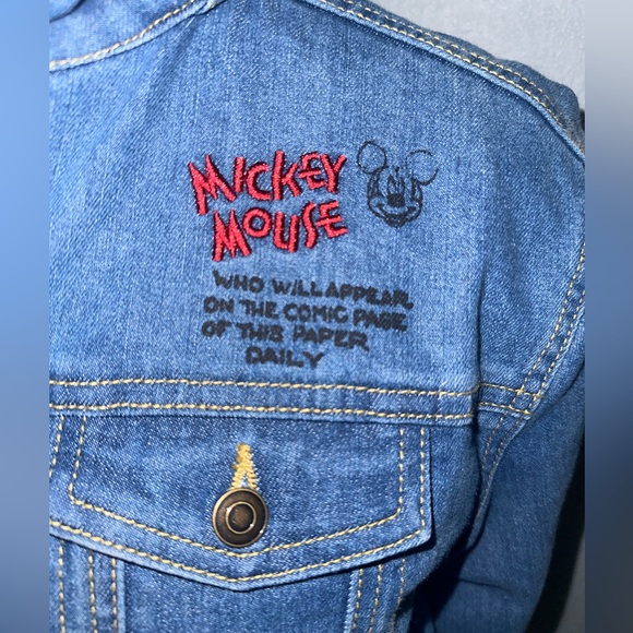 Disney Kid’s Mickey Mouse Jean Jacket - Picture 2 of 3